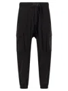Thom Krom Belted Tapered Trousers In Black