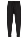 Thom Krom Low-crotch Drawstring Track Pants In Black