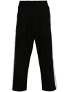 Thom Krom M St 411 Ribbed Trousers In Black