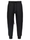 Thom Krom Drop-crotch Tapered-leg Trousers In Black