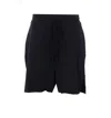Thom Krom Elasticated Drawstring Shorts In Black