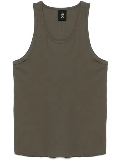 Thom Krom M Ts 854 Tank Top In Green