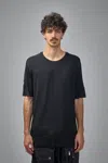 Thom Krom Slim Fit Viscose Stretch T-shirt In Black