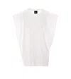 Thom Krom Oversized Sleeveless T-shirt In White
