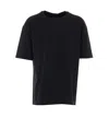 Thom Krom Crewneck Elasticated T-shirt In Black