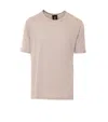 Thom Krom Crew-neck Elasticated T-shirt In Sand