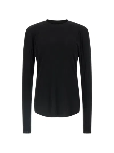 Thom Krom M Ts 969 Distressed Double-layer T-shirt In Black
