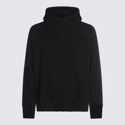 THOM KROM THOM KROM BLACK COTTON SWEATSHIRT
