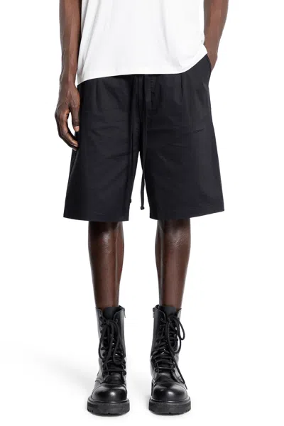 Thom Krom Man Black Shorts & Skirts