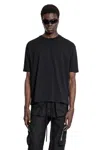 Thom Krom T-shirt In Cotone Elasticizzato E Modal In Black