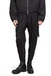 Thom Krom Man Black Trousers In Black