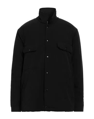 Thom Krom Man Jacket Black Size Xl Nylon, Elastane