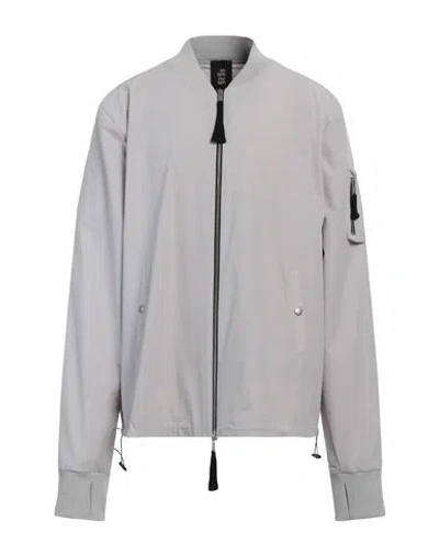 Thom Krom Man Jacket Light Grey Size Xxl Nylon, Elastane