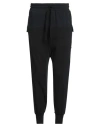 Thom Krom Man Pants Black Size Xl Cotton, Elastane In Black