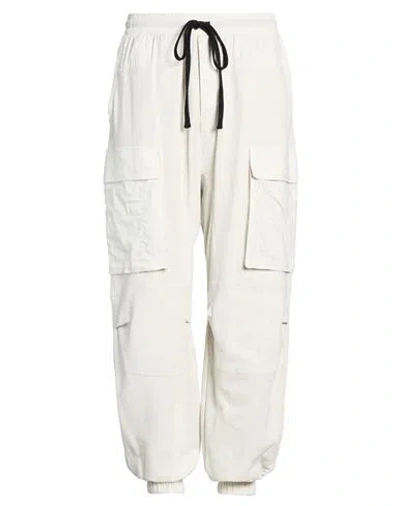 Thom Krom Man Pants Ivory Size Xl Cotton, Polyamide, Elastane In Multi