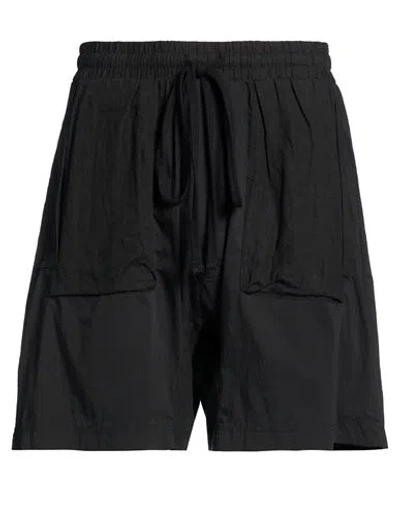 Thom Krom Man Shorts & Bermuda Shorts Black Size S Cotton, Polyamide, Elastane