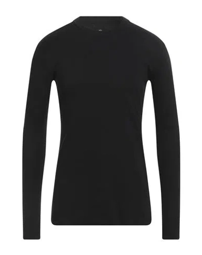 Thom Krom Man T-shirt Black Size M Cotton, Elastane In Animal Print