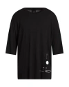 Thom Krom Printed Graphic T-shirt In Black