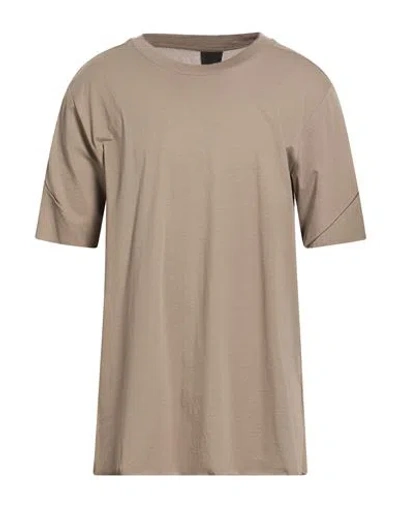 Thom Krom Man T-shirt Taupe Size Xxl Cotton In Brown