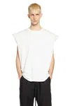 Thom Krom Oversized Sleeveless T-shirt In White