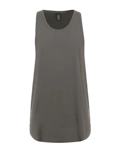 Thom Krom Man Tank Top Green Size Xl Cotton, Elastane