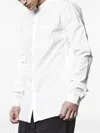 Thom Krom Mandarin-collar Long-sleeve Shirt In White