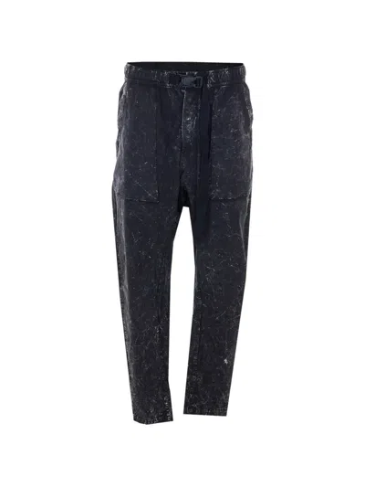 Thom Krom Marble-effect Trousers In Black