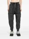 Thom Krom 32 Marble-effect Cargo Pants In Black