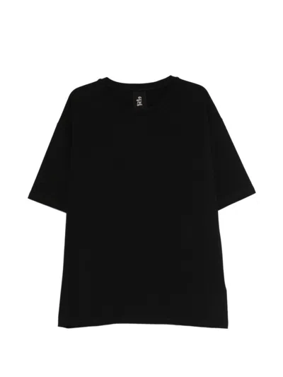 Thom Krom Black Round Neck Printed T-shirt