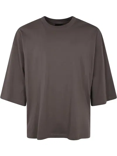 Thom Krom Men Oversized T-shirt In Gray