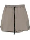 Thom Krom Textured Ash Grey Cotton Bermuda Shorts