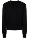 Thom Krom Men Sweatshirt Pullover Round Neck In Black