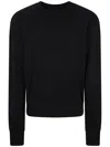 Thom Krom Men Sweatshirt Pullover Round Neck In Black
