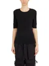 Thom Krom Crew Neck T Shirt In Linen And Viscose