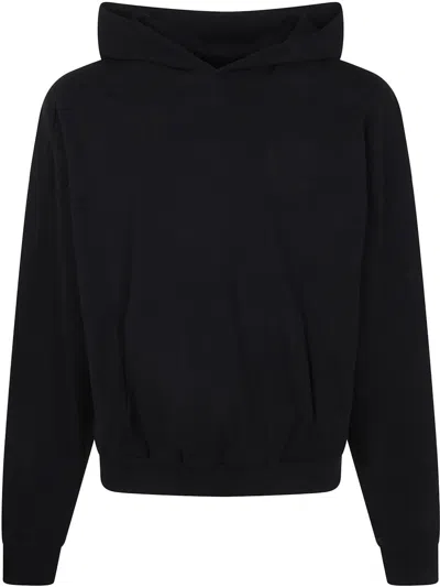 THOM KROM MEN SWEATSHIRT PULLOVER HOODIE,MS183 BLACK