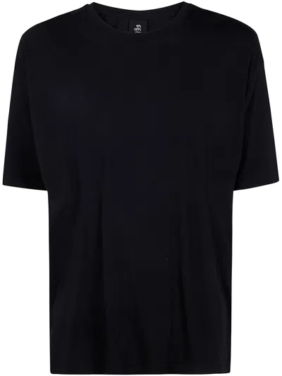 THOM KROM MEN T-SHIRT WORKED,MTS841 BLACK