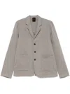 Thom Krom Notched-lapels Blazer In Grey