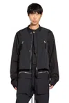 Thom Krom Nylon Bomber Vest In Black