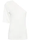 Thom Krom One-shoulder Soft-jersey Top In Neutrals