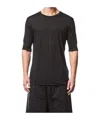 Thom Krom T-shirt In Cotone Con Stampa In Black