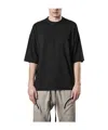 Thom Krom T-shirt In Cotone Con Stampa In Black
