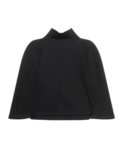 Thom Krom Oversize Cropped Shirt In Black