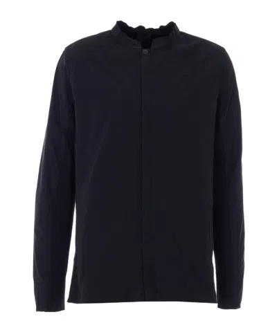 Thom Krom Oversized Stand-collar Shirt In Black