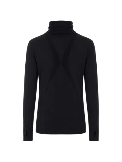Thom Krom Panelled Long-sleeve T-shirt In Black