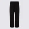 Thom Krom Elasticated-waist Straight-leg Trousers In Black