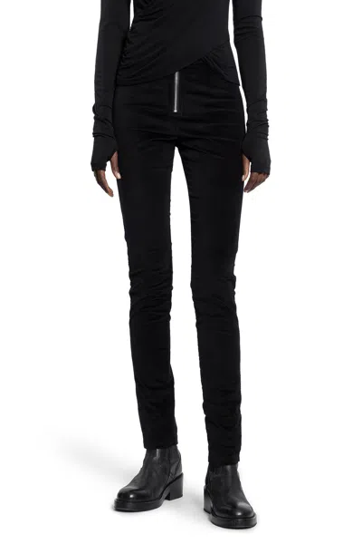 Thom Krom Pantaloni Slim In Velluto In Black
