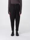 Thom Krom Metallised Cotton Trousers In Black