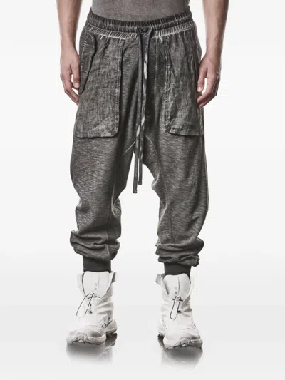 Thom Krom Patch Pocket Track Pants In Gray