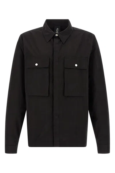 Thom Krom Snap-button Pocket Shirt In Black