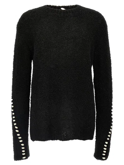 THOM KROM THOM KROM BLACK ALPACA SWEATER